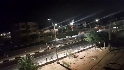 هطول أمطار خفيفة على مدينة طور سيناء