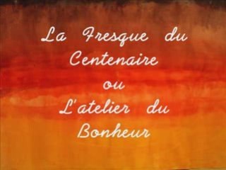 la  fresque des enfants de Toussus pour le centenaire