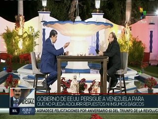 Presidente Nicolás Maduro en entrevista con Ignacio Ramonet