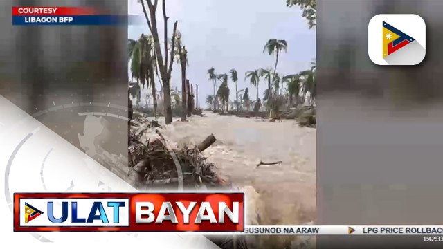 Ilang lugar na sinalanta ng bagyong Odette, nakaranas ng pagbaha at pagguho ng lupa dahil sa epekto ng hanging amihan