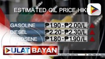 Bigtime oil price hike, nakaambang ipatupad sa mga susunod na araw; Presyo ng LPG, nag-rollback kahapon