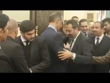 انهيار مجدي عبدالغني أثناء تعزيةr جمال مبارك  في الرئيس الأسبق