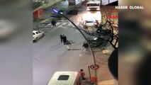 Sultangazi'de bir kişi trafikte tartıştığı sürücüye metreyle saldırdı