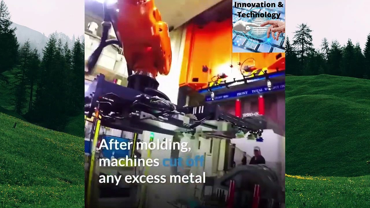 At this Harley Davidson factory, people and robots work together to make the iconic motorcycles,