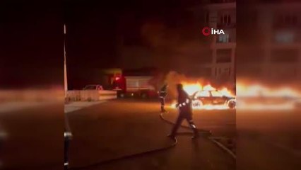 Çaldığı otomobili yakarak kayıplara karıştı
