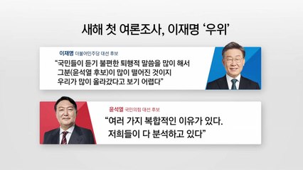 새해 첫 여론조사, 이재명 우세...대선 변수와 전망은? / YTN