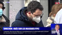 Variant Omicron: les Français se ruent sur les masques FFP2