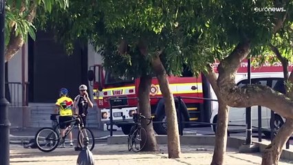 حريق في مقر برلمان جنوب إفريقيا في مدينة الكاب