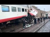 فيديو جديد من موقع حادث تصادم قطاري إمبابة