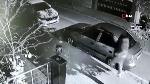 Son dakika haber! Televizyon hırsızları kamerada... Çaldıkları televizyonu ve yazarkasayı böyle götürdüler