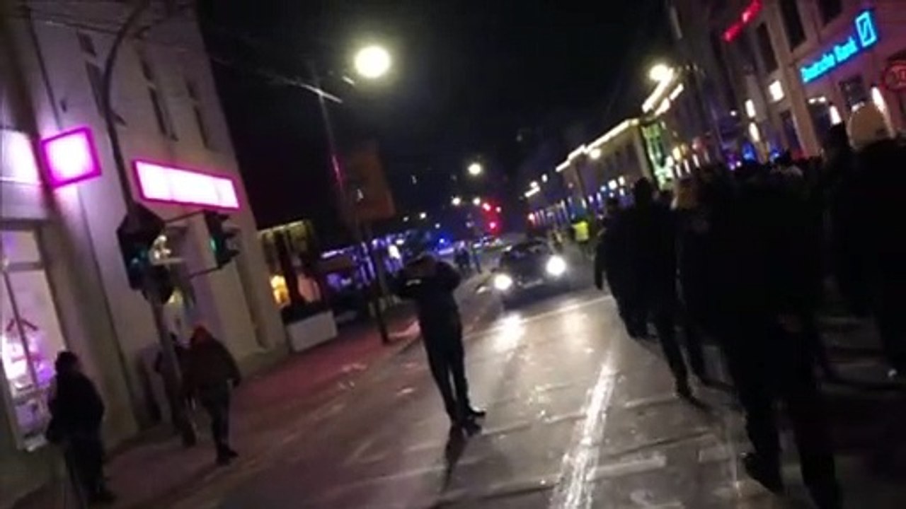 Montagsspaziergang, Eberswalde am 27.12.21 gegen 18 Uhr