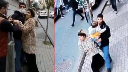 Yabancı uyruklu kadından durak çalışanına "Taksi niye yok" dayağı! Yerde tekmeleyip porselen dişlerini kırdı