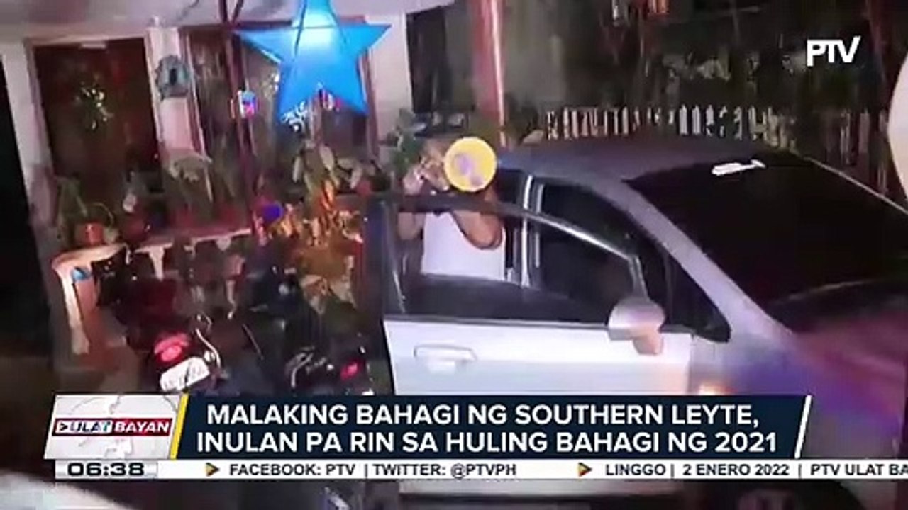 Malaking bahagi ng Southern Leyte, inulan pa rin sa huling bahagi ng 2021