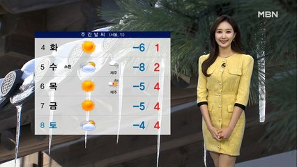 [종합뉴스 날씨]새해 첫 출근길 다시 강추위…동쪽 대기 매우 건조