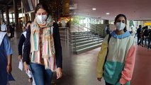 Shweta Bachchan & daughter Navya Naveli Nanda spotted at Airport; Watch video | FilmiBeat