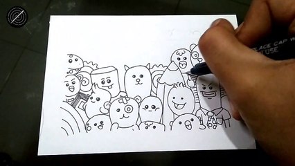 Learn Drawing Doodle Character l - Drawing