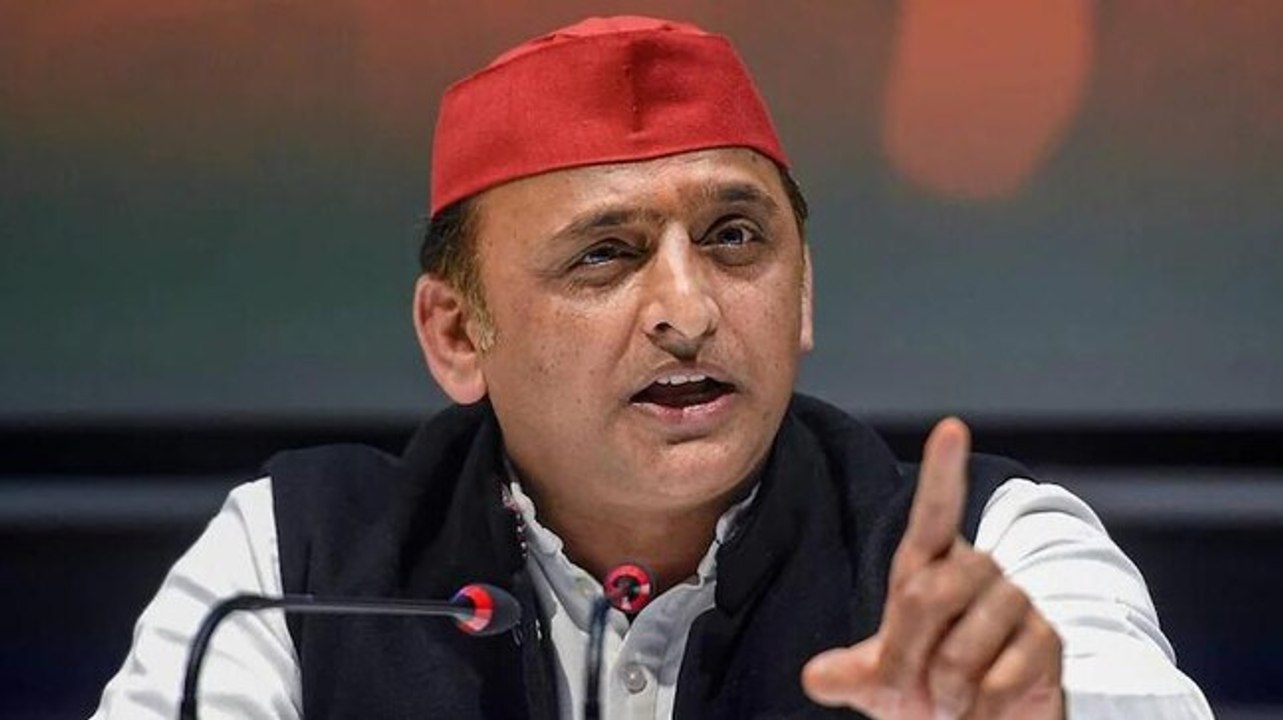 Watch: Akhilesh Yadav slams BJP over IT raids on SP leaders