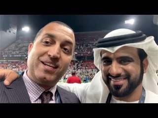 الإعلامي الإماراتي سعيد المعماري يشعل ملعب السوبر: بحب مصر والمصريين