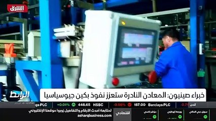 ...تسعى لاستخدام سبعة عشر معدنا كسلاح جيوسي...