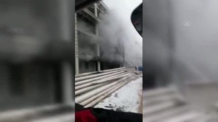 Son dakika: İnşaat alanında çıkan yangın söndürüldü