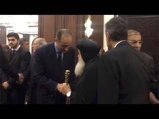 وفد من الكنيسة المصرية لتقديم واجب العزاء في مبارك