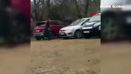 Gören şoke oldu! Kürekli saldırgan ortalığı savaş alanına çevirdi
