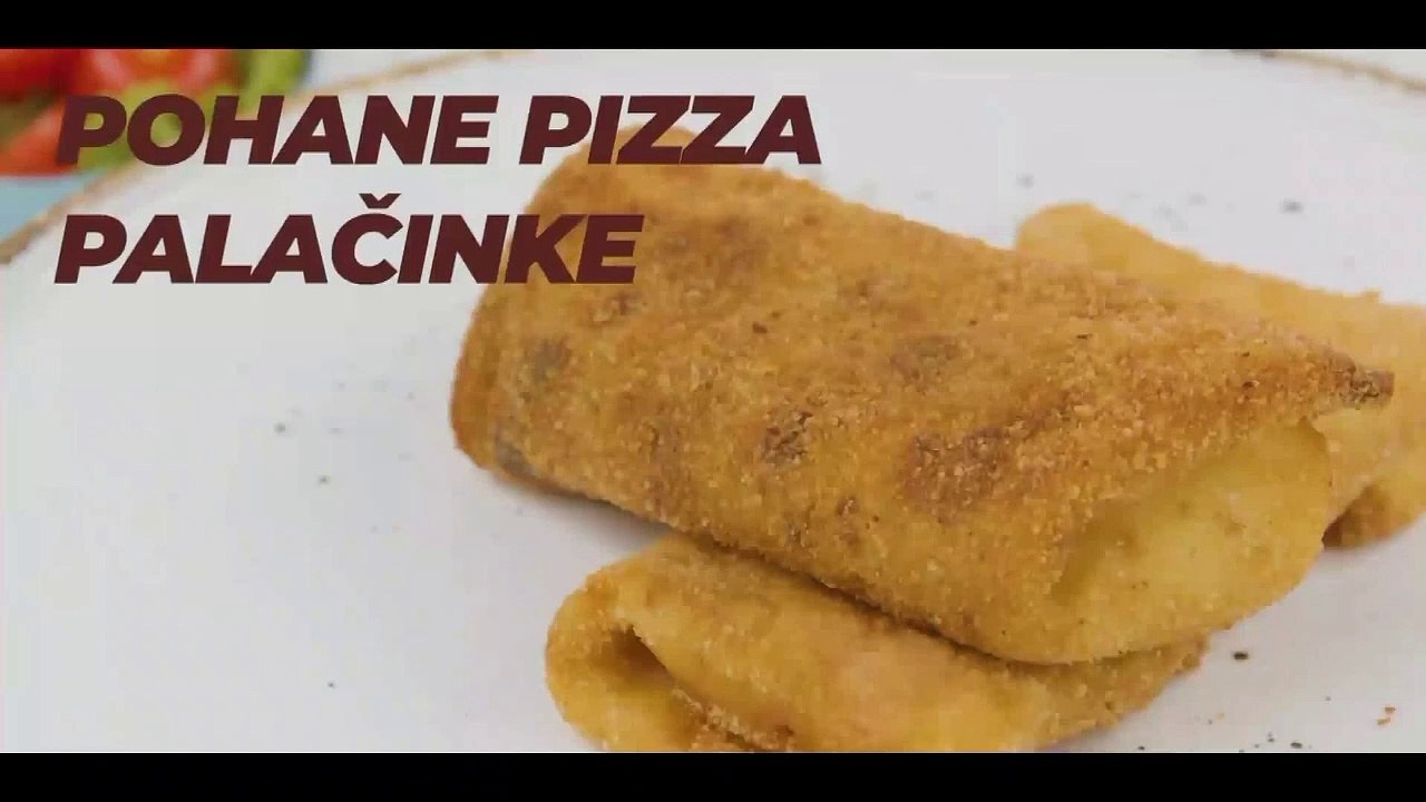 Pohane pizza palačinke