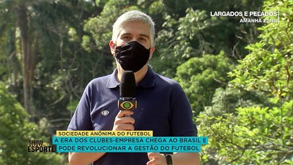 SOCIEDADE ANÔNIMA DO FUTEBOL! Se antes era só uma conversa, agora já se tornou realidade. O Cruzeiro e Botafogo são exemplos mais recentes. Mas você ainda não entendeu direito? Então confira os detalhes! #ShowdoEsporte