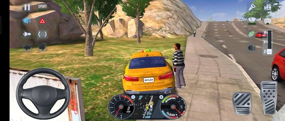 Taxi Sim 2020  Driving 2017 BMW 5 Taxi Mode In The City - 3D Games Android Gameplay - Nooobsy