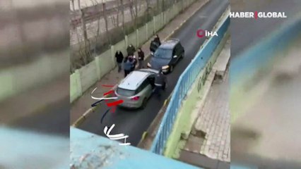 ‘Yol vermeme’ kavgası! Yumruklar havada uçuştu