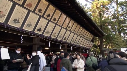 Le grand-public se presse au festival de calligraphie de Kyoto