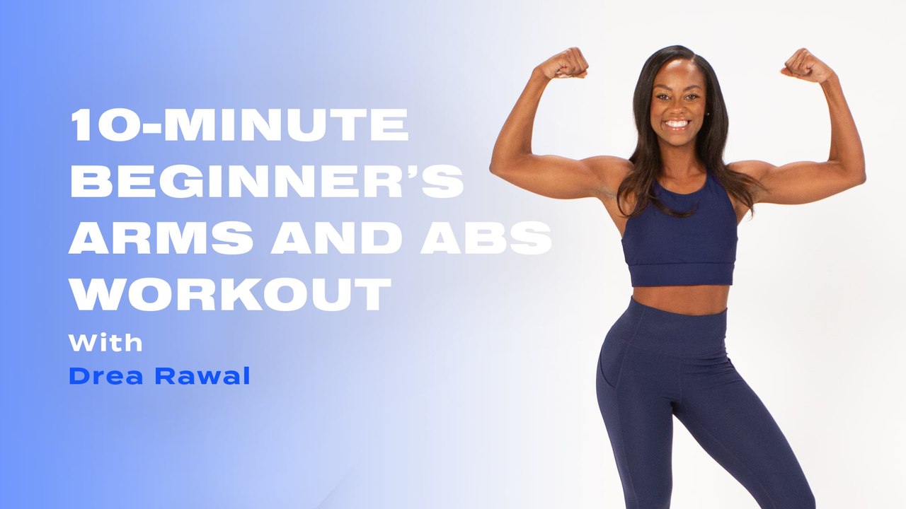 10-Minute Beginner Arms and Abs Workout With Project Snatched Founder Drea Rawal