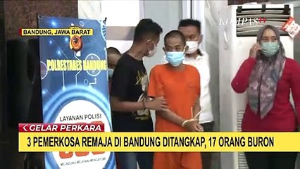 3 Pemerkosa Remaja 14 Tahun di Bandung Ditangkap, Sementara 17 Orang Lainnya Masih Buron