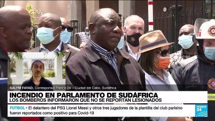 Informe desde Ciudad del Cabo: anuncian investigación por el incendio en el Parlamento sudafricano