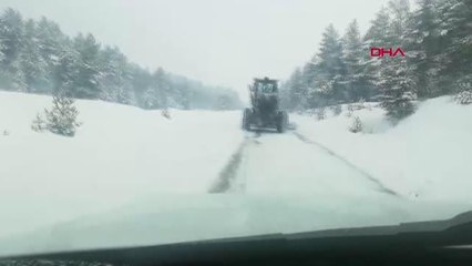 ERZİNCAN'DA 86 KÖY YOLU KARDAN KAPANDI