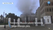 Güney Afrika Parlamento Binasında Yangın