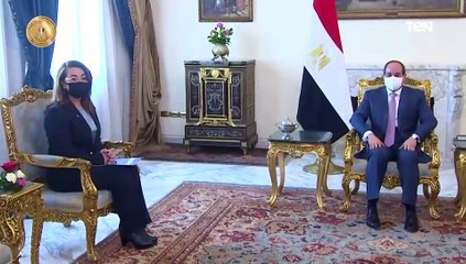 الرئيس عبد الفتاح السيسي يستقبل وكيل السكرتير العام للأمم المتحدة
