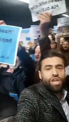 Aşı karşıtları Marmaray'da ortaya çıktı