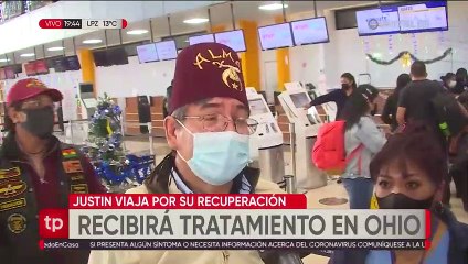 Niño que fue quemado por su madre, viajó a EEUU para recibir tratamiento médico