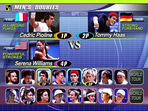 Virtua Tennis 2 online multiplayer - ps2
