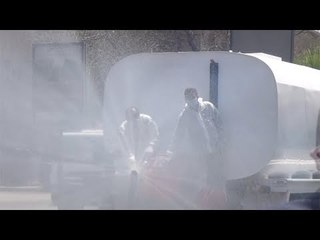 بـ14 سيارة مجهزة.. انطلاق أكبر حملة لتعقيم الشوارع في الجيزة