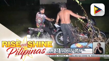 Malaking bahagi ng Southern Leyte, inulan sa huling bahagi ng 2021; 2 bahay sa Brgy. San Lorenzo Ruiz, nasunog