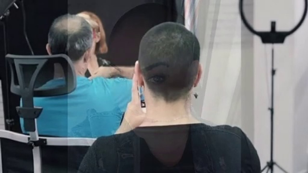 Extreme Buzz Cut for Women - female headshave buzzcut - very short buzzed pixie haircut