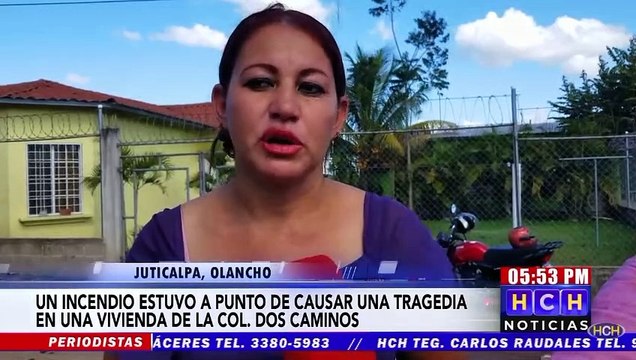 Incendio estructural deja pérdidas materiales en Juticalpa, Olancho