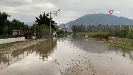 Kırmızı kodlu Finike’nin sokakları Venedik’e döndü