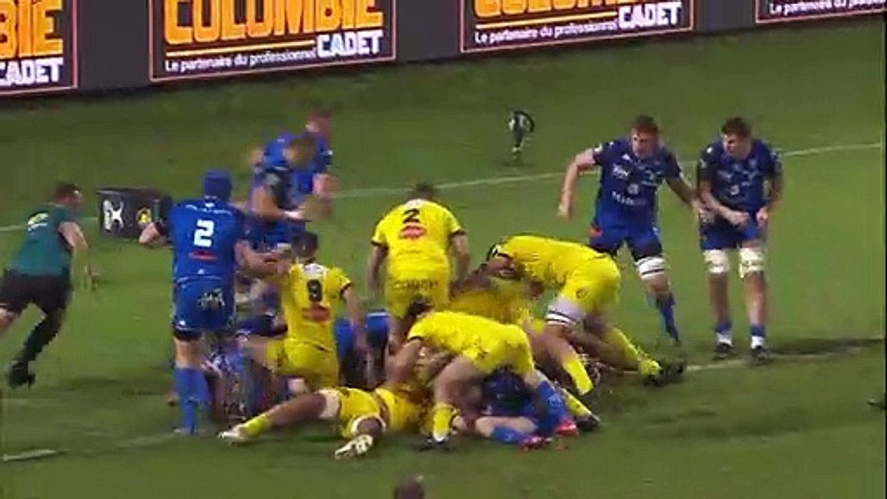 TOP 14 - Essai de Jules FAVRE (SR) - Castres Olympique - Stade Rochelais - J14 - Saison 2021/2022