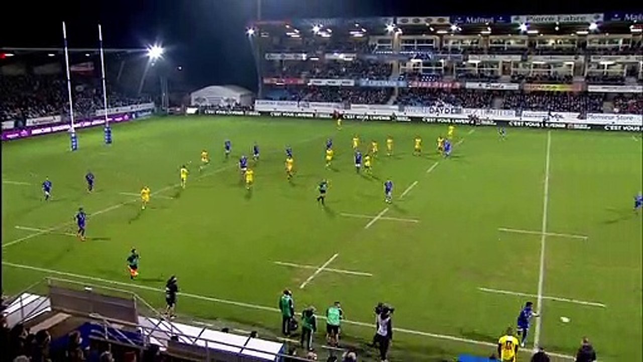 TOP 14 - Essai de Florent VANVERBERGHE (CO) - Castres Olympique - Stade Rochelais - J14 - Saison 2021/2022