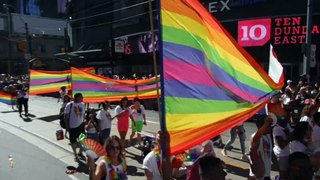 Toronto, Canada Pride Parade of 2019,7  of 7,  I had to split the videos as the files size is too big
