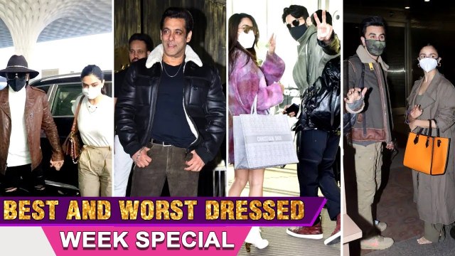 Ranveer, Deepika, Alia, Ranbir, Sidharth, Kiara, Salman | Week's Best & Worst Dressed