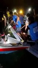 penangkapan buaya dipulau jaloh Batam yang memakan 1 korban